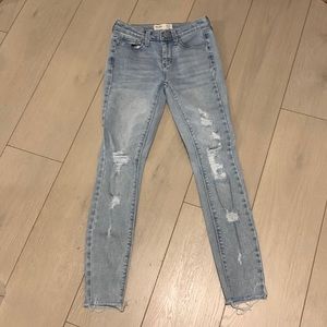 Mudd mid rise ripped jeans